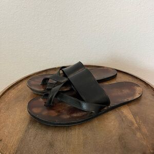 Jutta Neumann Frank Leather Strap Black Sandals Men’s D8 US 8